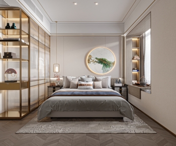 New Chinese Style Bedroom-ID:857964045