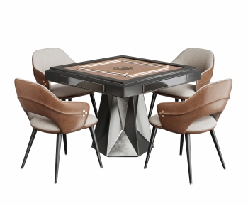 Modern Mahjong Tables And Chairs-ID:481462967