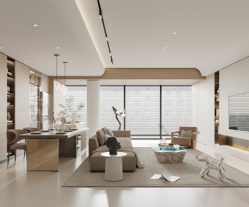 Modern A Living Room-ID:986028915