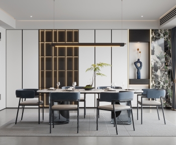New Chinese Style Dining Room-ID:455811068