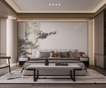 New Chinese Style Bedroom-ID:637741093