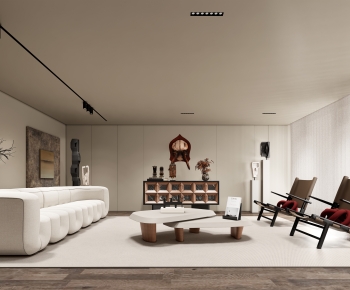 Wabi-sabi Style A Living Room-ID:968774087