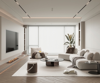 Modern A Living Room-ID:739873896