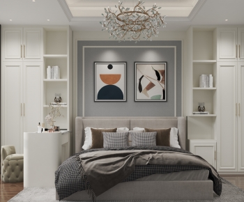 Simple European Style Bedroom-ID:336000926