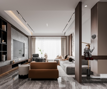 Modern A Living Room-ID:853996046