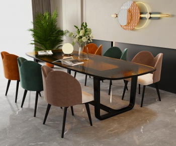 Modern Dining Table And Chairs-ID:828450926