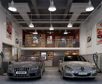 Industrial Style Automobile 4S Shop-ID:100188975