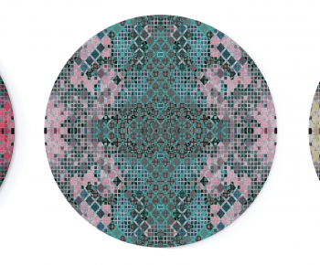 Modern Circular Carpet-ID:262151008