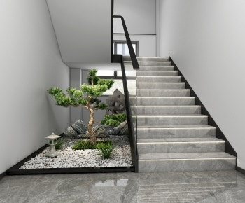 New Chinese Style Stairwell-ID:274115094