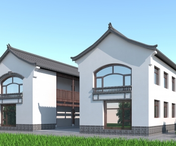 Chinese Style Villa Appearance-ID:908385044
