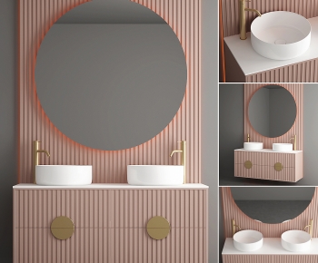 Nordic Style Bathroom Cabinet-ID:677566056