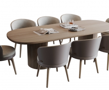 Modern Dining Table And Chairs-ID:829153061