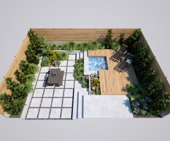 Modern Courtyard/landscape-ID:799920088