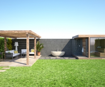 Modern Courtyard/landscape-ID:822520022