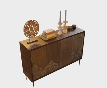 New Chinese Style Side Cabinet-ID:335233937