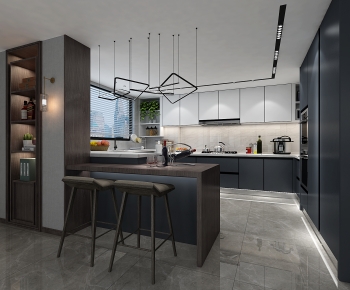 New Chinese Style Open Kitchen-ID:887386087