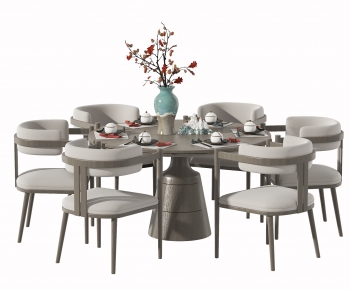 New Chinese Style Dining Table And Chairs-ID:672316072