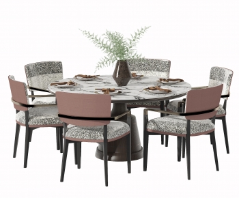 Modern Dining Table And Chairs-ID:647094962
