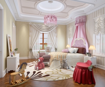 Simple European Style Girl's Room Daughter's Room-ID:351665973