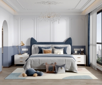Simple European Style Boy's Room And Son's Room-ID:304059987