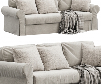 Simple European Style A Sofa For Two-ID:277398113