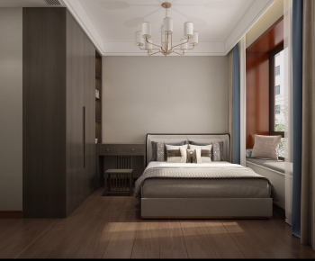 New Chinese Style Bedroom-ID:738519911