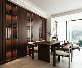 New Chinese Style Dining Room-ID:934124956