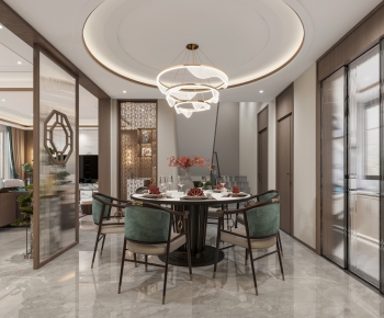 New Chinese Style Dining Room-ID:929342992