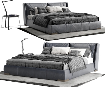 Modern Double Bed-ID:746520045