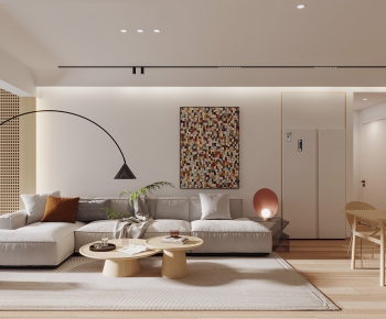 Modern A Living Room-ID:673461915