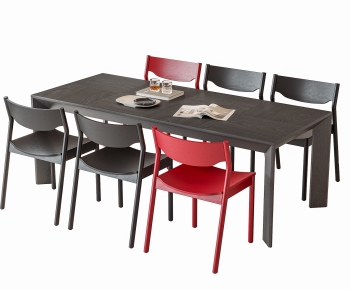 Modern Dining Table And Chairs-ID:535388951