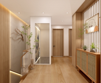 Japanese Style Hallway-ID:232285021