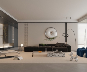 Modern A Living Room-ID:662095074