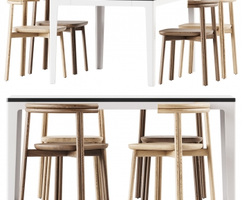 Modern Dining Table And Chairs-ID:588149076