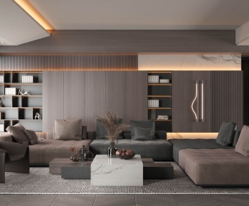 Modern A Living Room-ID:852416991