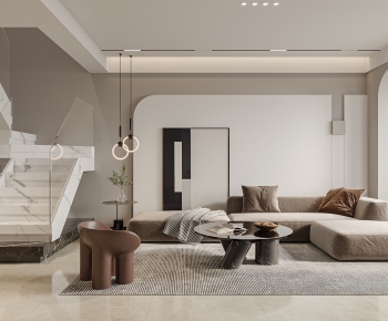 Modern A Living Room-ID:938153984