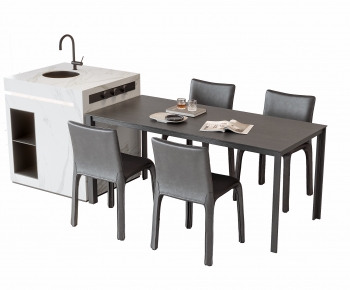 Modern Dining Table And Chairs-ID:617216111