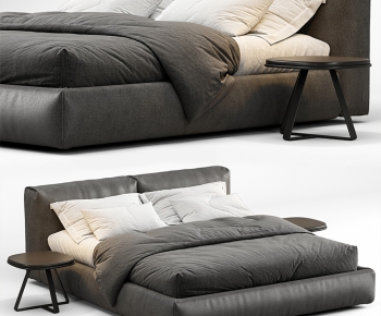 Modern Double Bed-ID:590019944