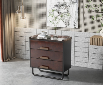 New Chinese Style Bedside Cupboard-ID:318639992