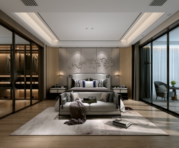 New Chinese Style Bedroom-ID:339657072