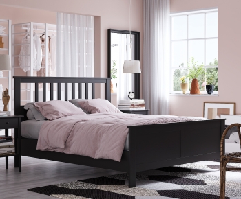 Modern Double Bed-ID:898160939