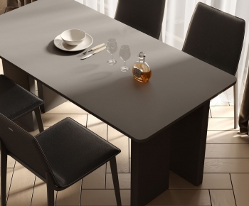 Wabi-sabi Style Dining Table And Chairs-ID:426064015