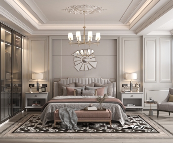 Simple European Style Bedroom-ID:138561965