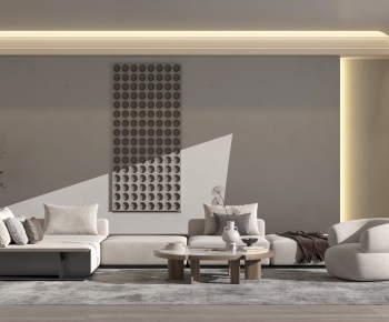 Wabi-sabi Style A Living Room-ID:279860541