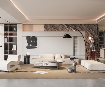 Modern A Living Room-ID:996279959