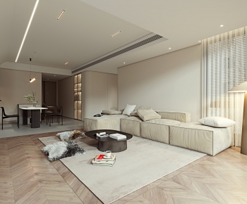 Modern A Living Room-ID:605614903