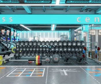 Industrial Style Gym-ID:147979383