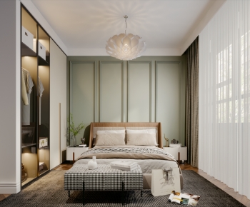 American Style Bedroom-ID:573689925