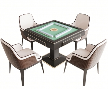 Modern Mahjong Tables And Chairs-ID:316169374