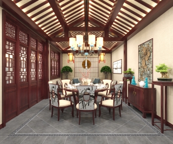 Chinese Style Dining Room-ID:824635983
